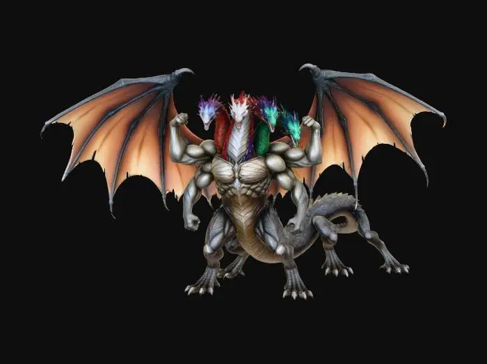 3D model for King Dragonar
