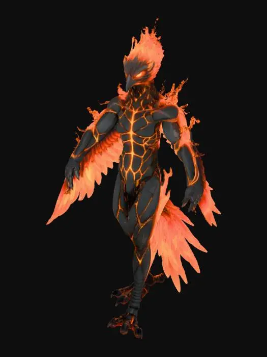 3D model for Infernal Phoenix Sentinel