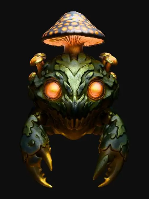 3D model for Mushroom Golem Awakening