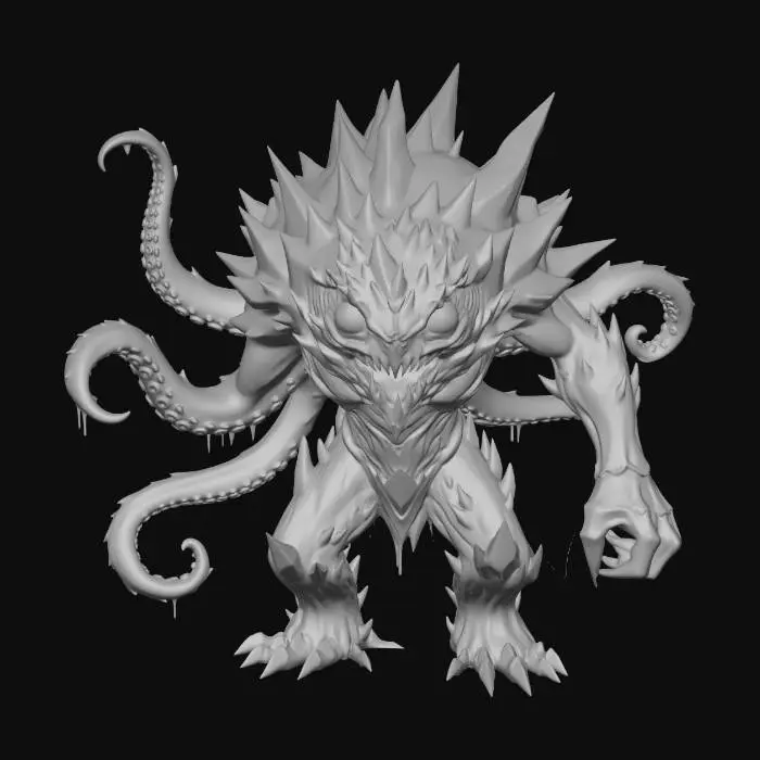 3D model for Frostbound Horror
