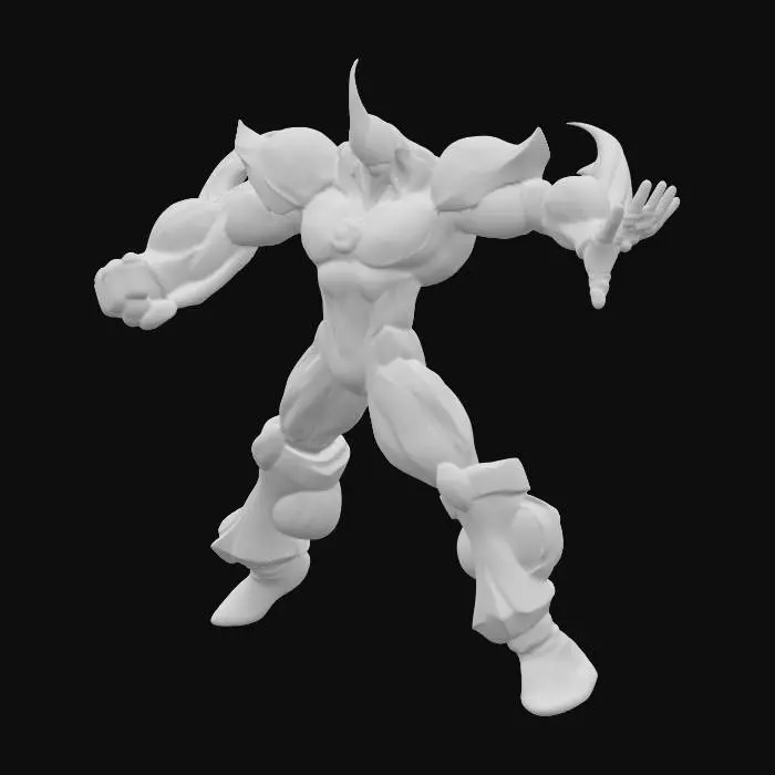 3D model for Cyber Warrior