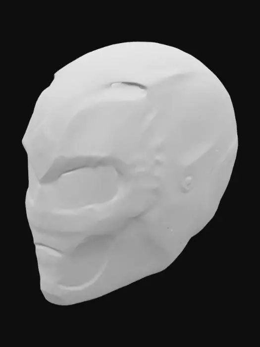 3D model for Pink Warrior Helmet.