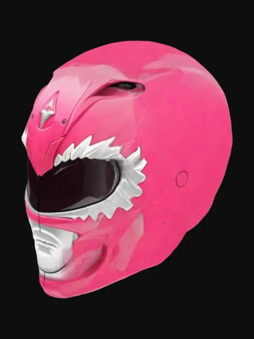 3D model for Pink Warrior Helmet.