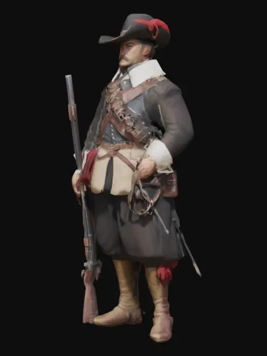 3D model for Musketeer.