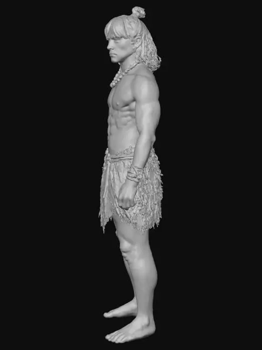 3D model for Homem Masculino Guarani Verão