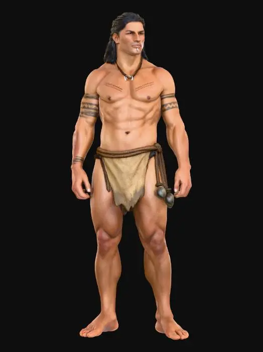 3D model for Homem Masculino Charrua Verão