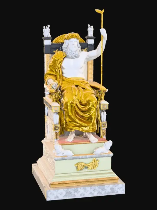 3D model for Statue of Zeus on His Throne