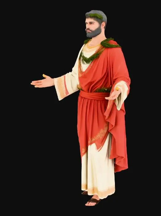 3D model for eski yunan rahip