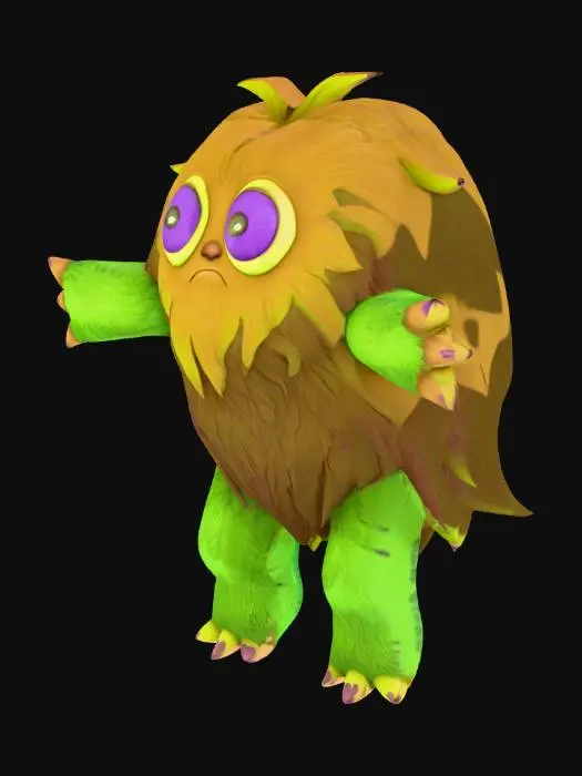 3D model for Kuriboh from yugioh