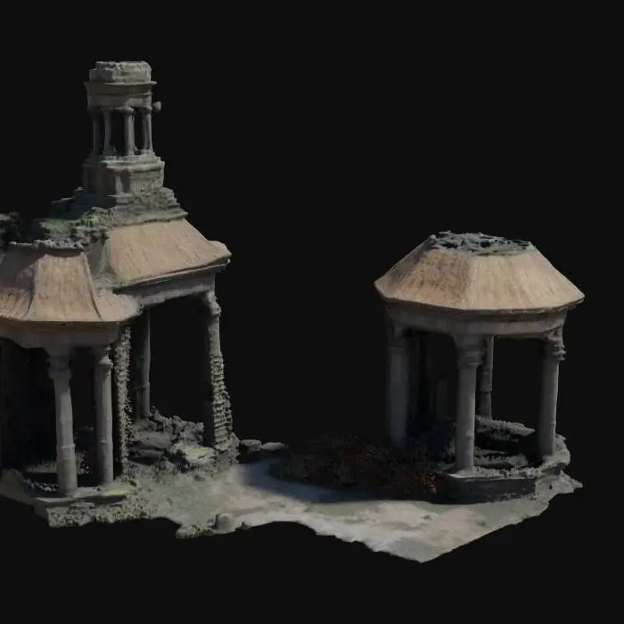 3D model for Ruins at Dusk