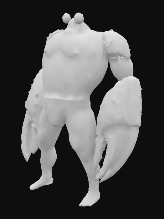3D model for Crab Warrior