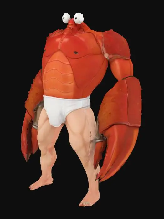 3D model for Crab Warrior
