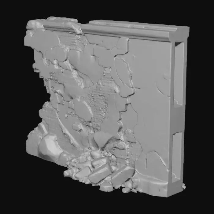 3D model for Decaying Wall Fragment