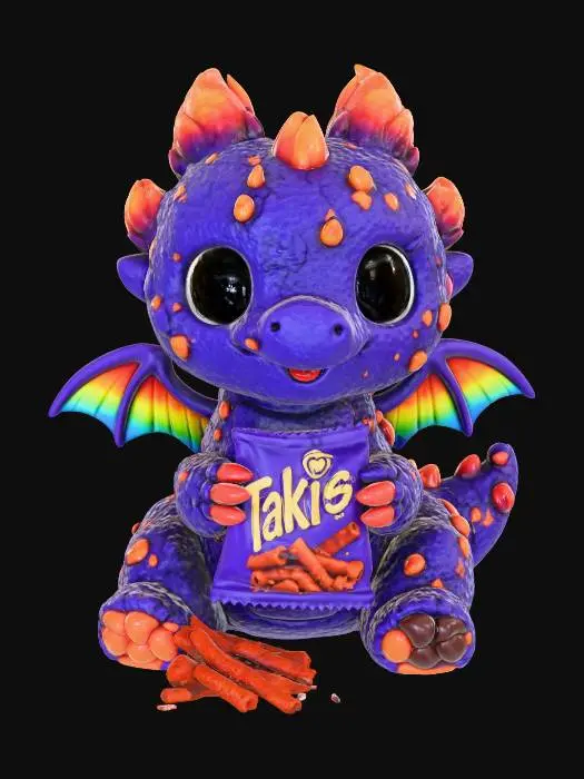 3D model for Takis Dragon Delight