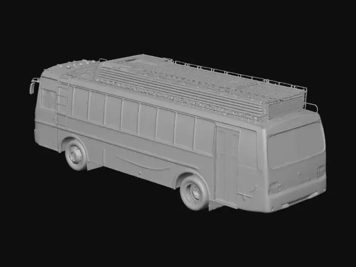 3D model for Colorful Pakistani Bus Views