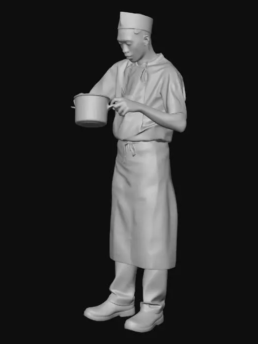 3D model for Chef at Work