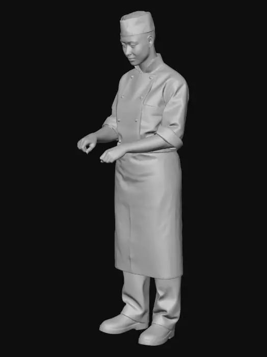3D model for Chef in Uniform