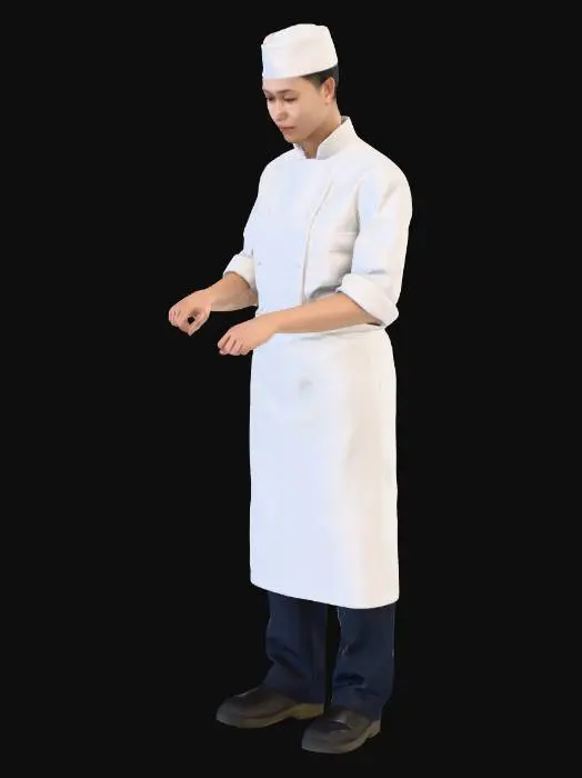 3D model for Chef in Uniform