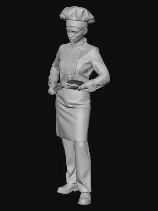 3D model for Chef in Thought