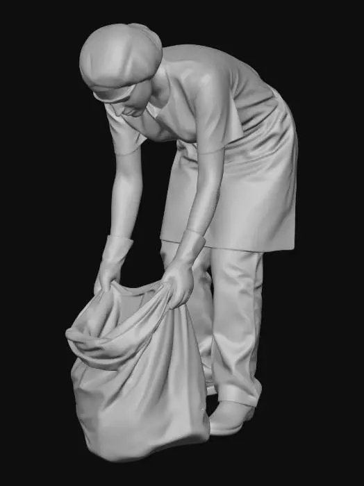 3D model for Cleaning Up Task