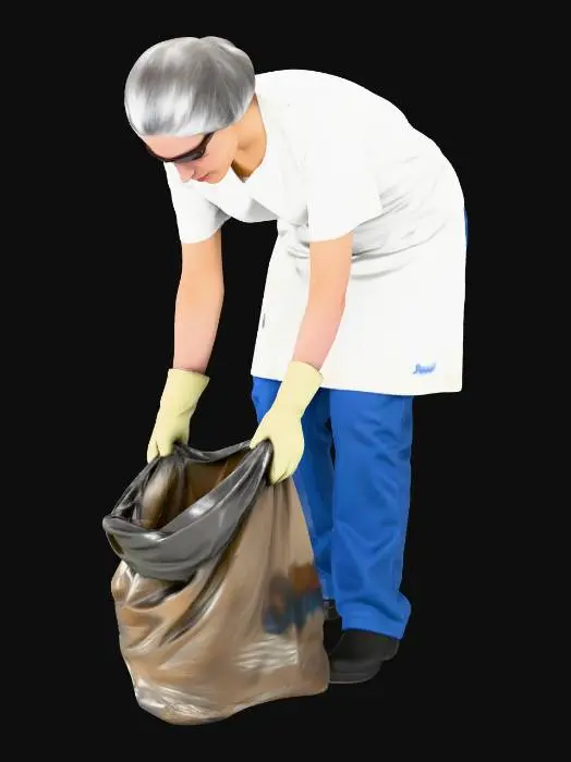 3D model for Cleaning Up Task