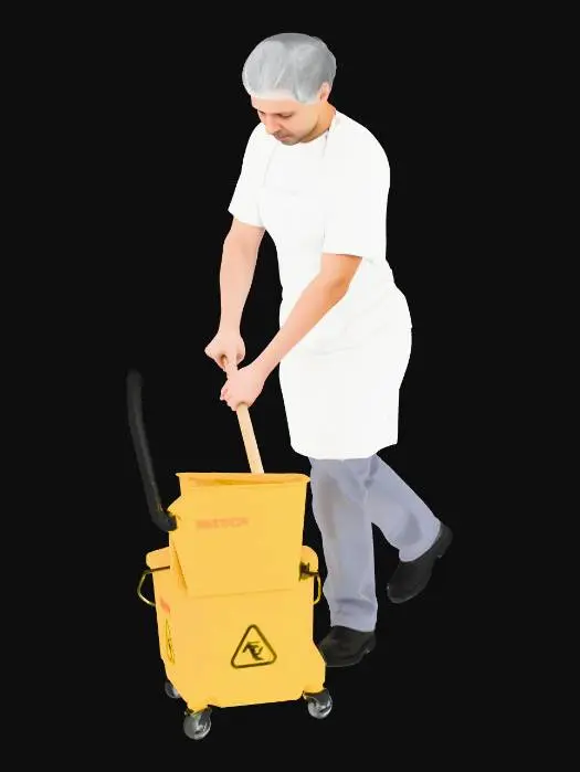 3D model for Cleaning Routine