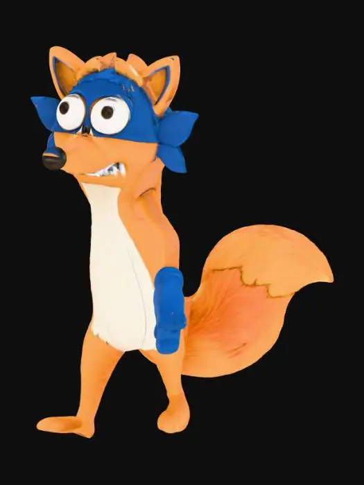 3D model for Sneaky Fox