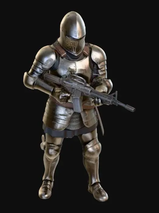 3D model for AR-15 Knight