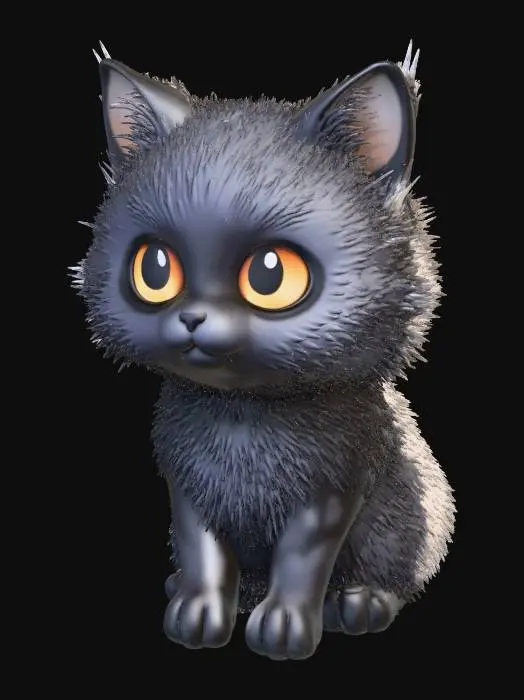 3D model for Midnight Whiskers