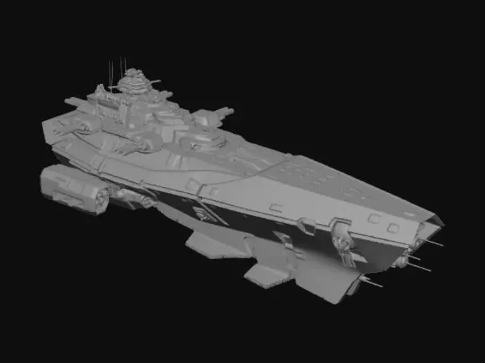 3D model for Crimson Dreadnought