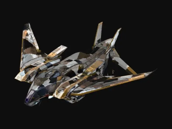 3D model for Aurora Valiant Starfighter