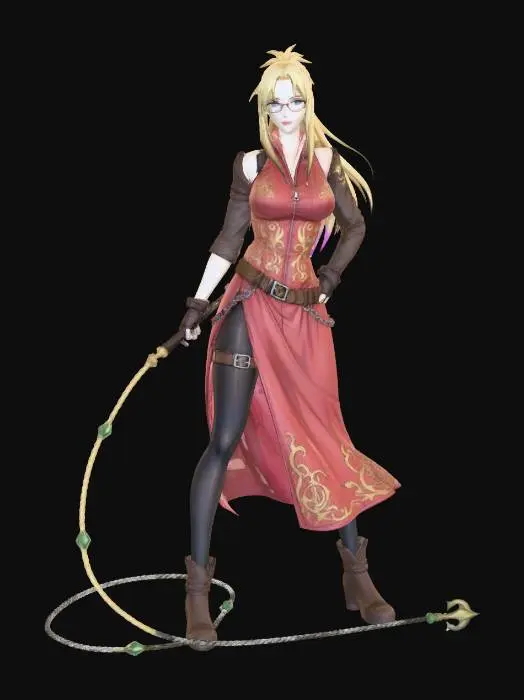 3D model for Whip Warrior