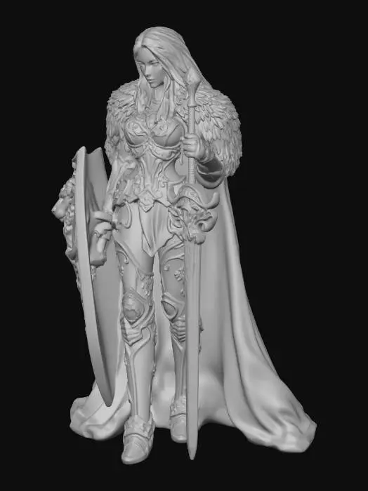 3D model for Warrior of Valor