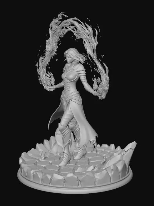 3D model for Pyromancer