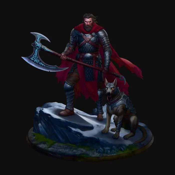 3D model for Ironwolf Knight