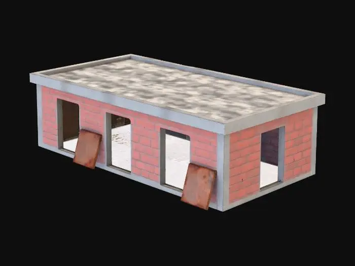 3D model for Desolate Shelter