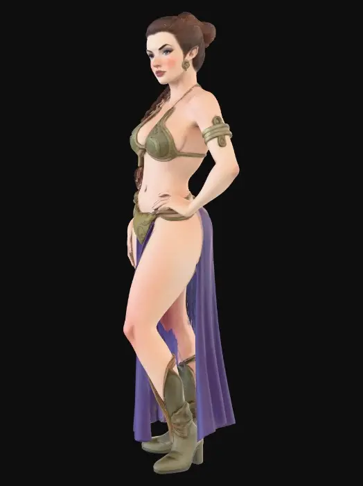 3D model for Galactic Warrior Princess