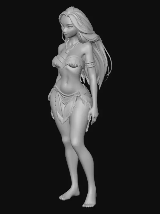 3D model for Forest Spirit