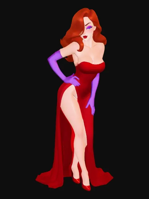 3D model for Scarlet Siren