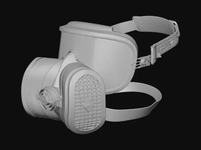 3D model for asbest maskesi