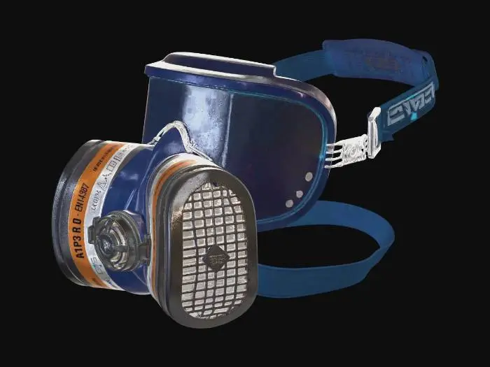 3D model for asbest maskesi