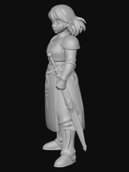 3D model for Knight of Valor