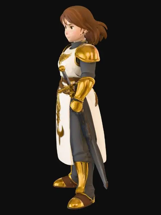 3D model for Knight of Valor