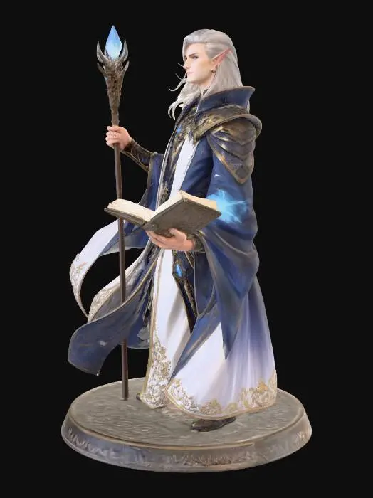 3D model for Arcane Elf Sage