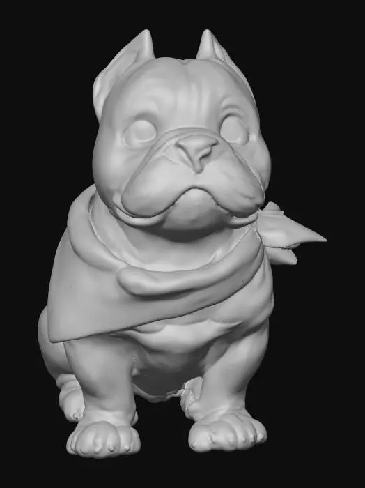 3D model for Blue Bandana pitbully chapo project