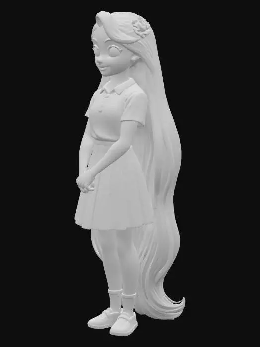 3D model for Rapunzel Michi