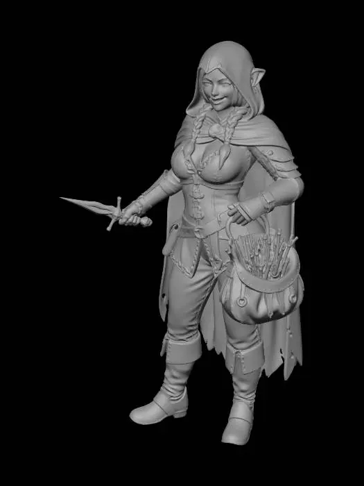 3D model for Moonshadow Daggerwright