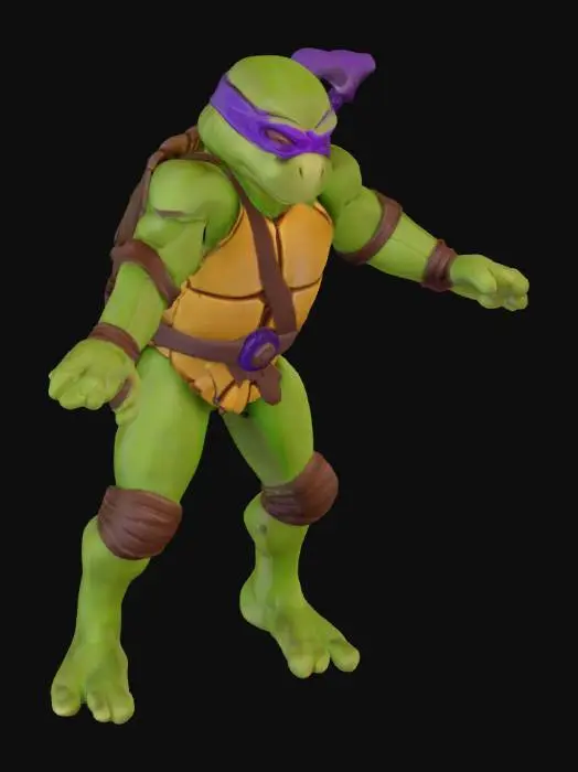 3D model for Turtle Warrior