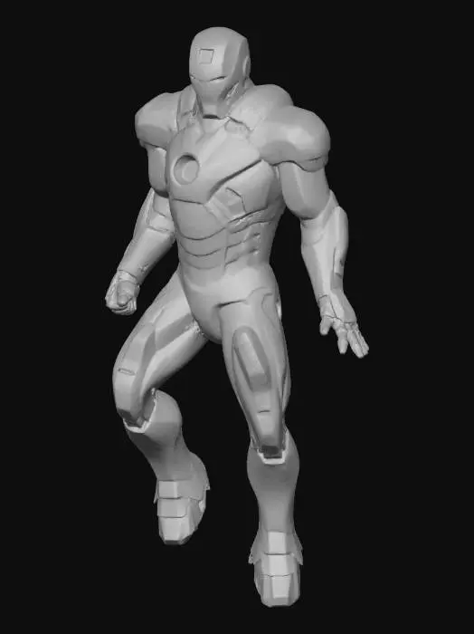 3D model for Armored Hero
