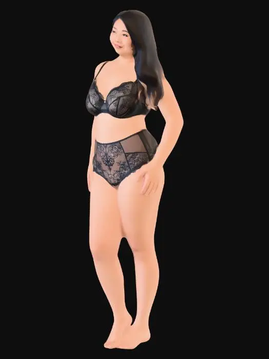 3D model for Elegance in Lace